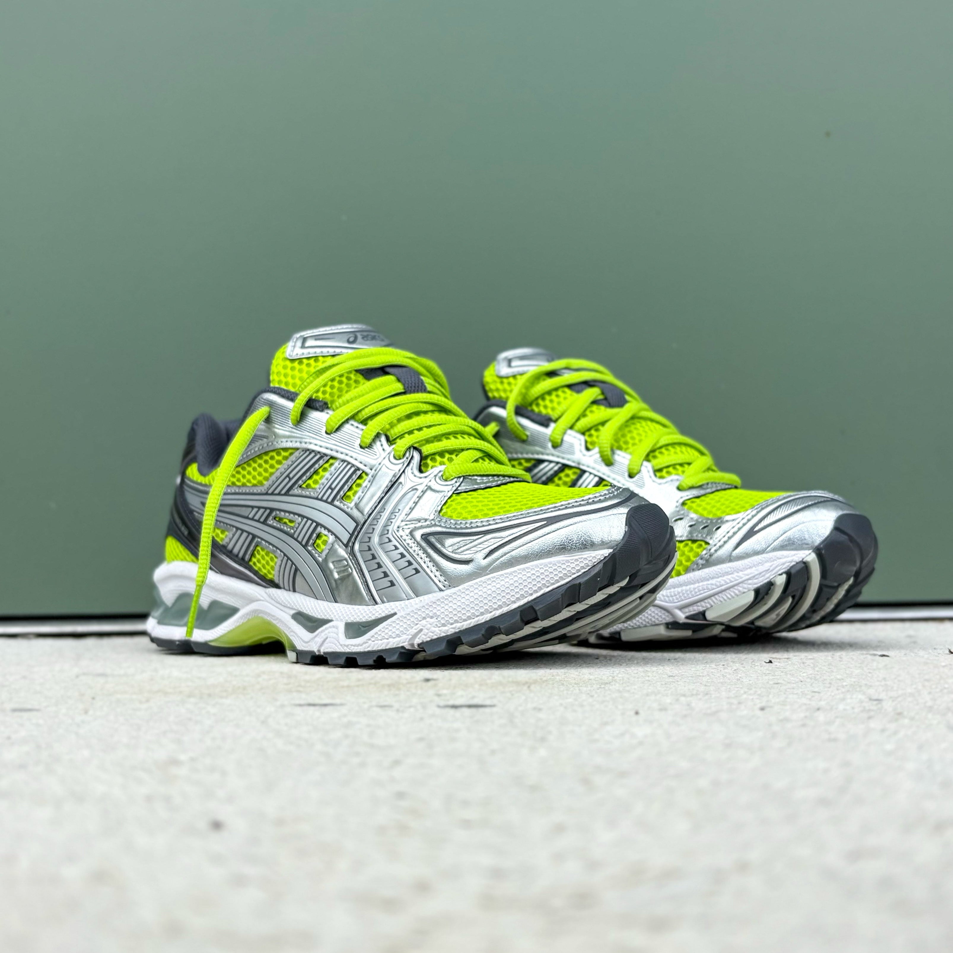Mens Asics Gel-Kayano 14 (Lime Zest/Pure Silver) - Asics