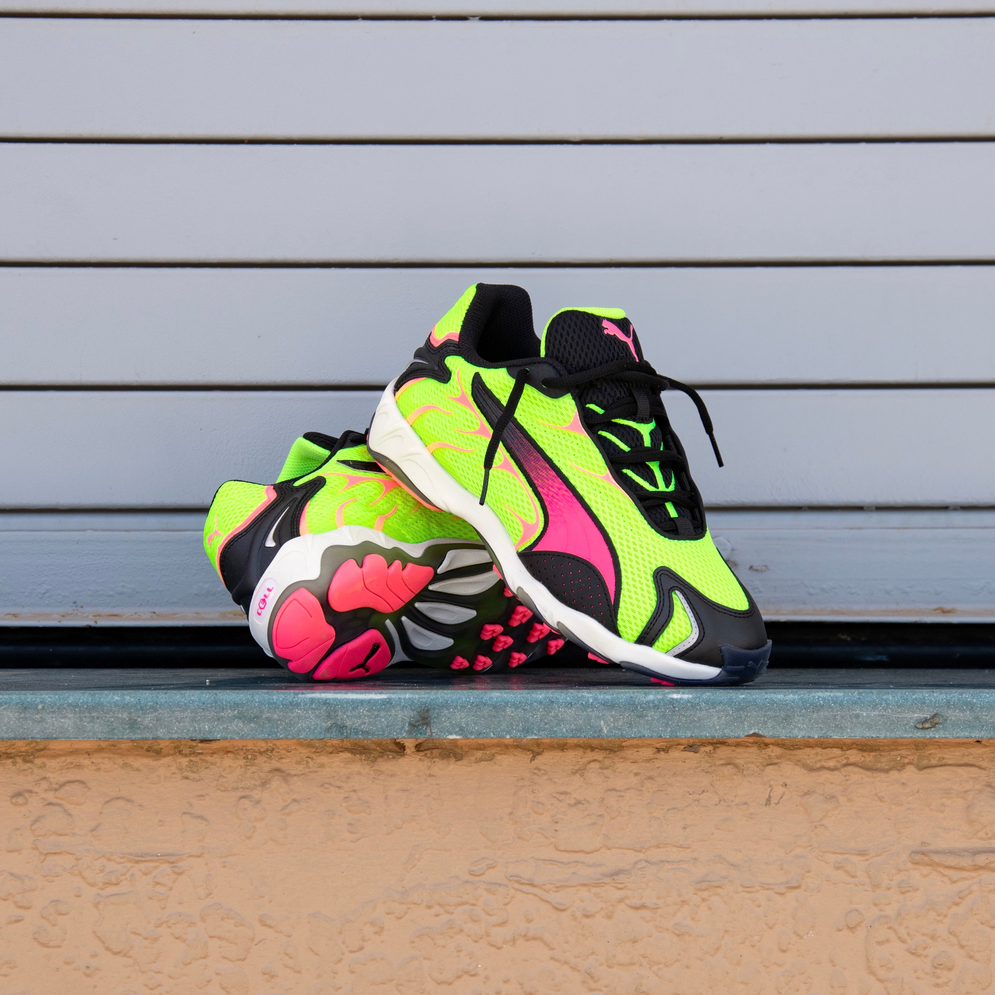 Mens Puma Inhale (Yellow Alert/Sun Struck) - Puma
