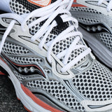 Mens Saucony ProGrid Omni 9 (Silver/Orange)