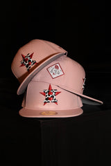 New Era Houston Astros 2017 World Series Side Patch Fitted (Pink)