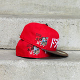 New Era Los Angeles Dodgers SHOHEI OHTANI Side Patch Fitted (Red/Walnut)