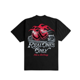 Outrank "Real Ones Only" Heavyweight T-shirt (Black) - Outrank