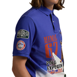 Polo Ralph Lauren Classic Fit Mesh Graphic Polo Shirt (Sapphire Star)