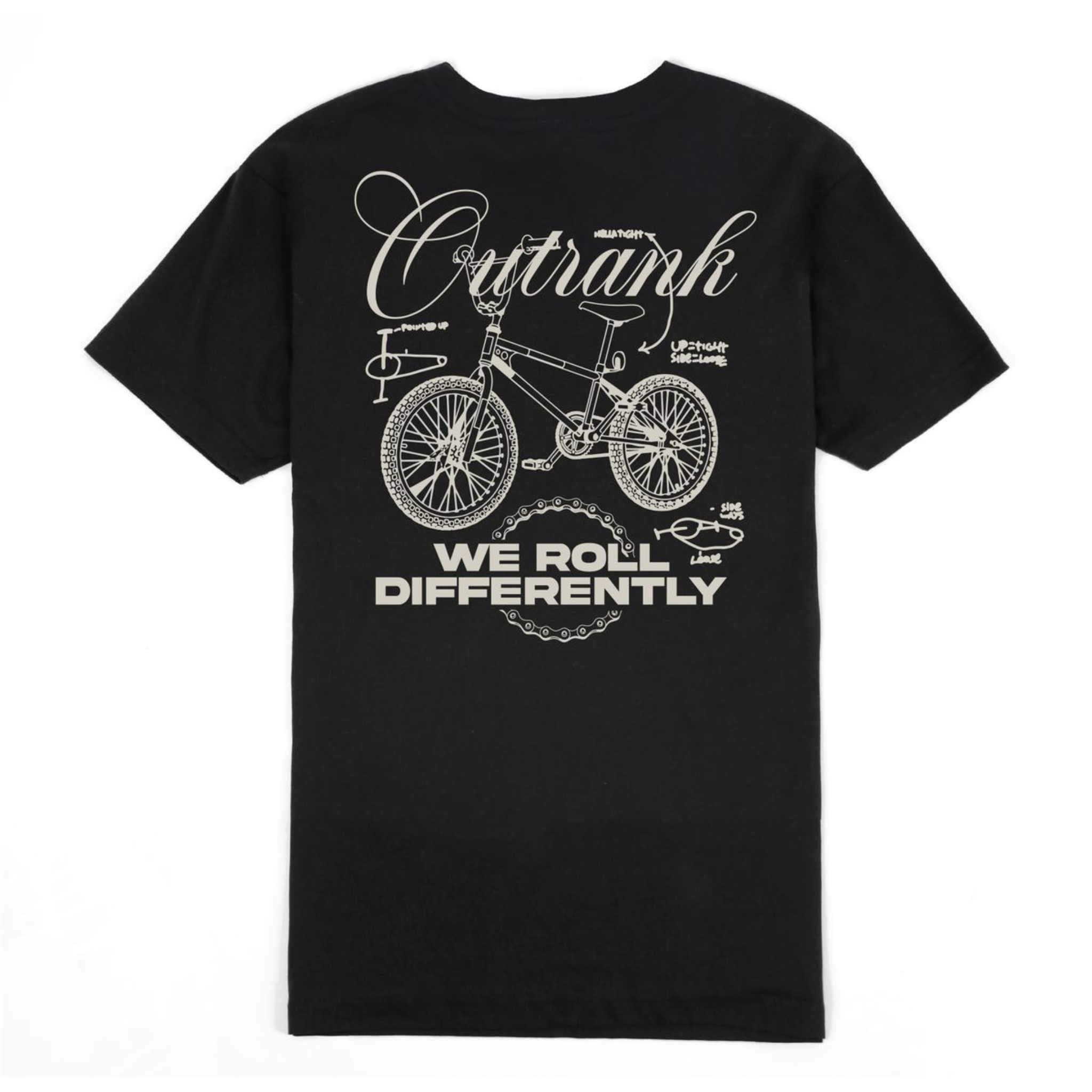 Outrank "We Roll Differently" Tee (Black)