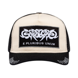 Godspeed "GS E Pluribus" Trucker Hat (White/Black) - Godspeed