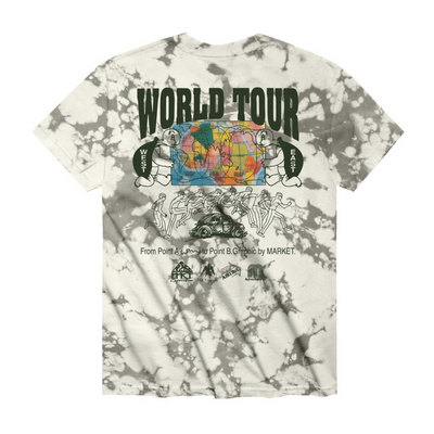 Market World Tour T-shirt (Cloud Dye)