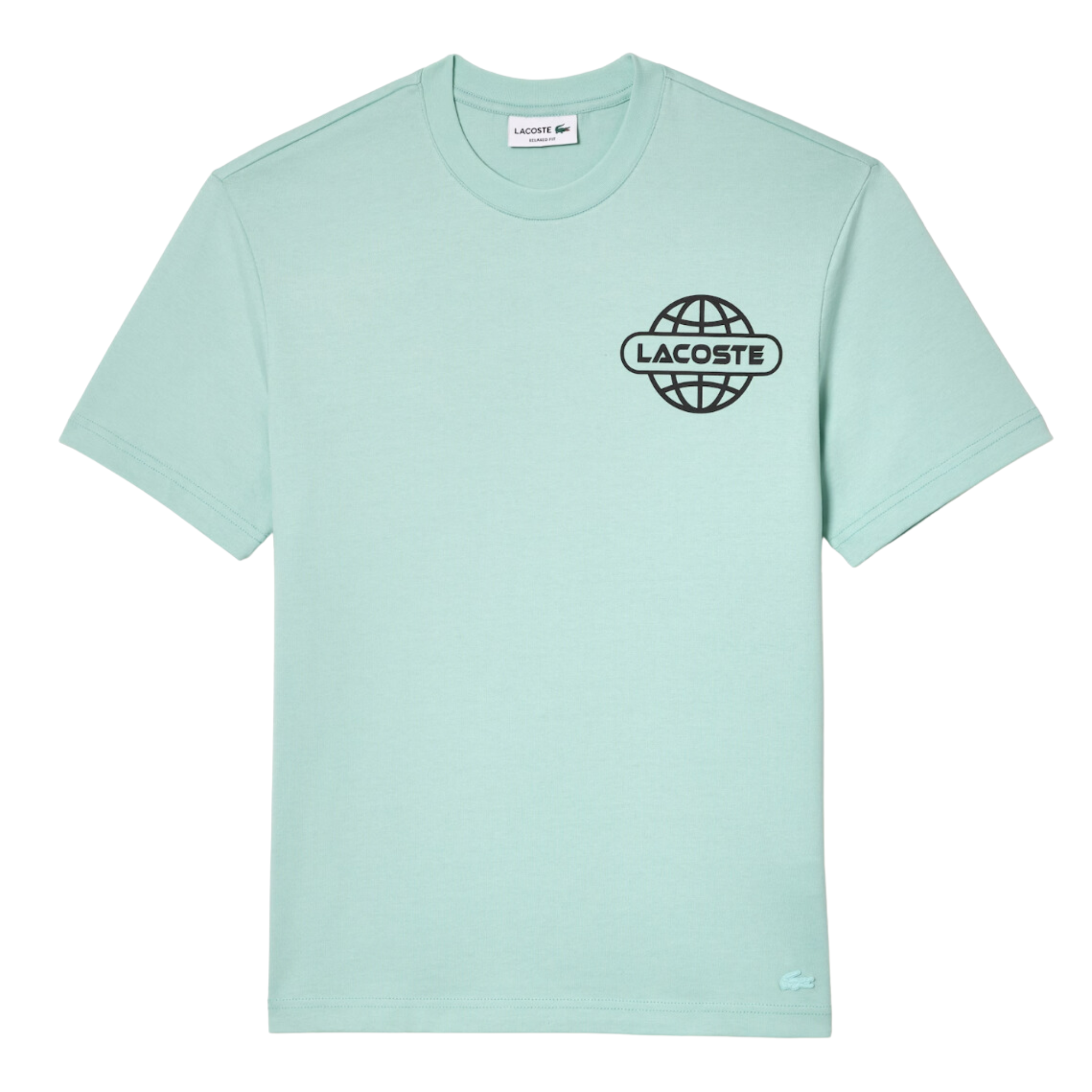 Lacoste Unisex Printed Heavy Cotton Jersey T-Shirt (Mint) - Lacoste