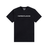 Paper Planes Diamond and Stripes Tee (Black)