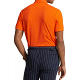 Polo Ralph Lauren Cotton Speedboat Polo Shirt (Orange Multi)