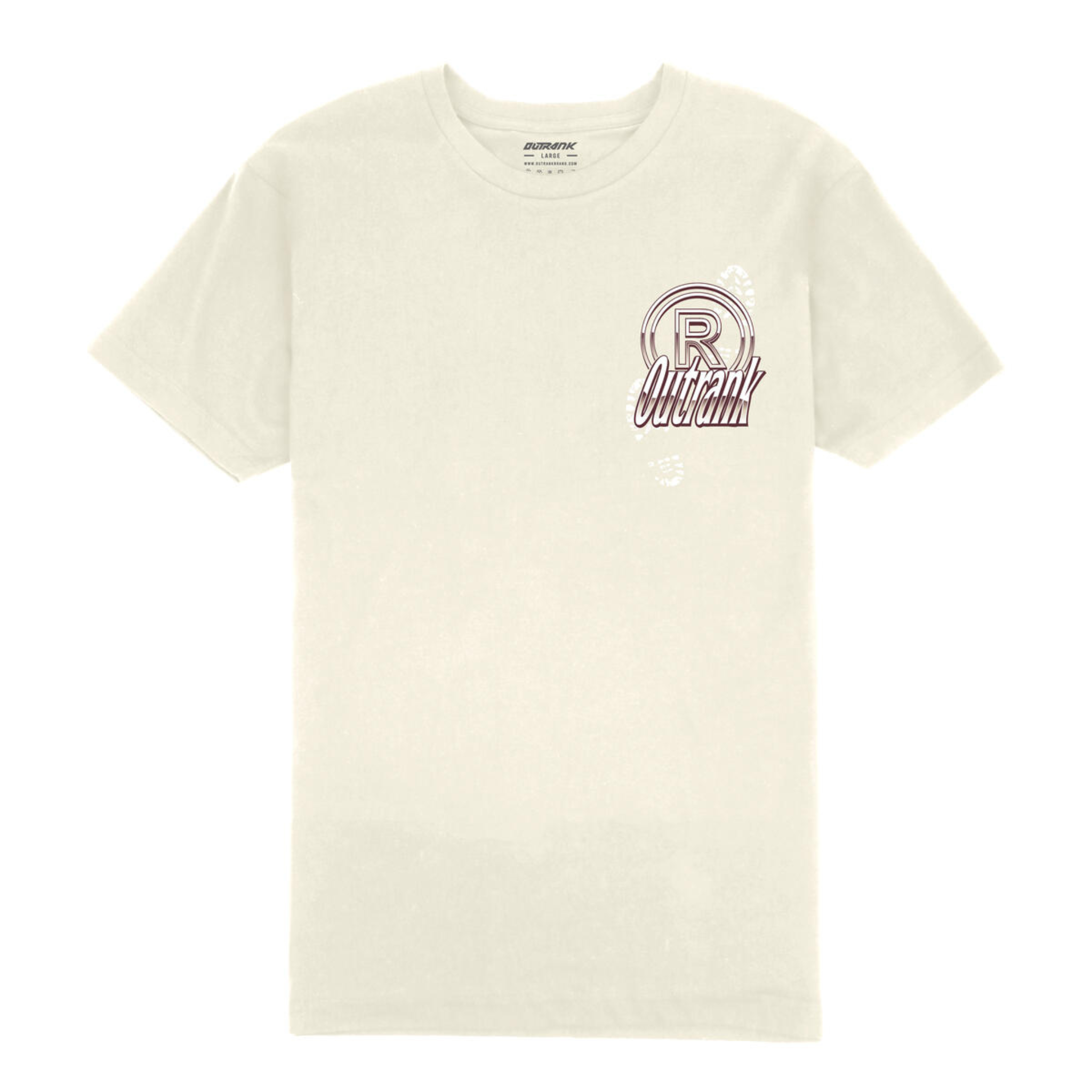 Outrank Don't Half Step T-Shirt (Vintage White)