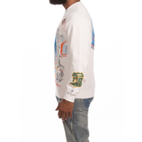 Billionaire Boys Club "Explore" LS Knit Tee (Whisper White)