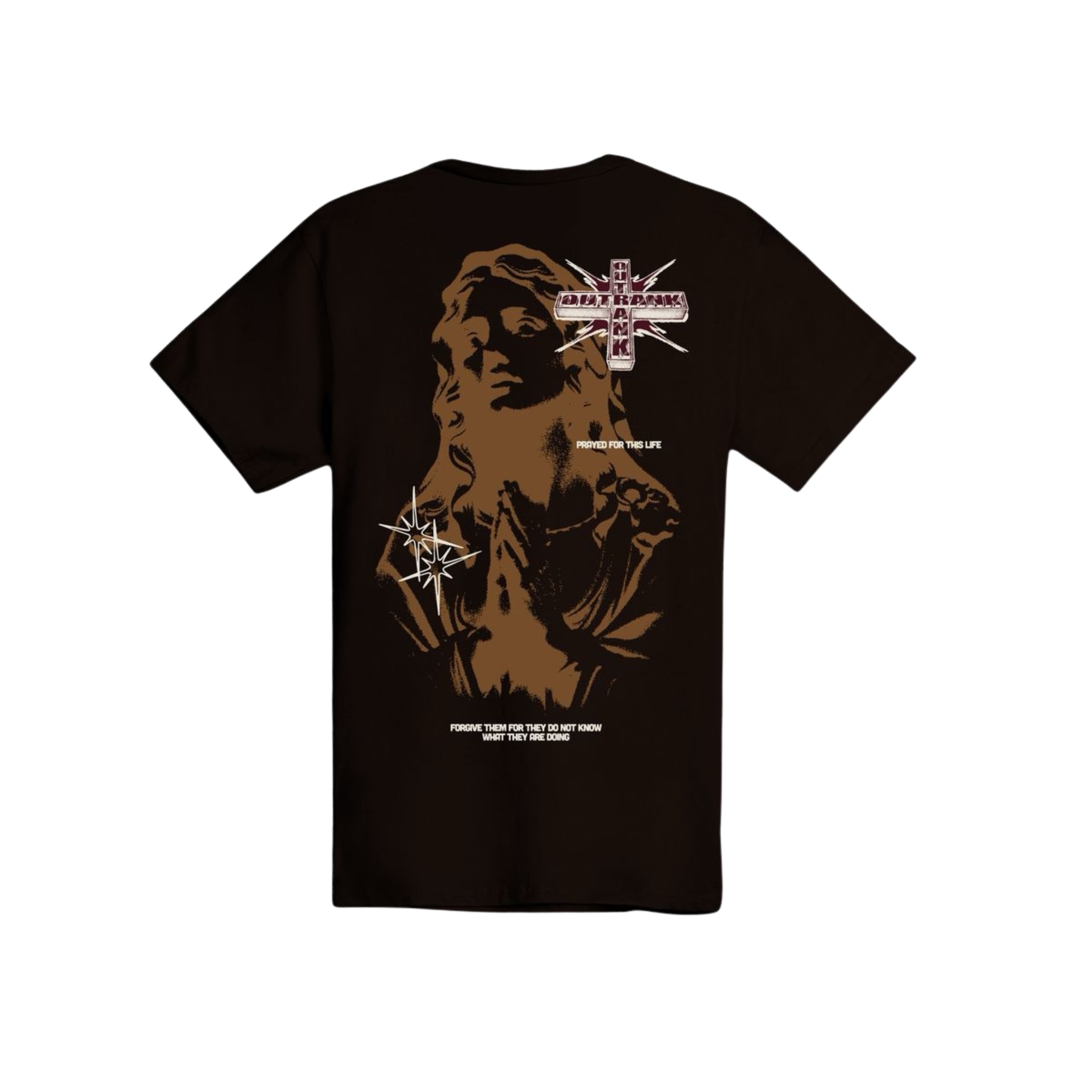 Outrank "Forgive Them" T-shirt (Dark Chocolate)