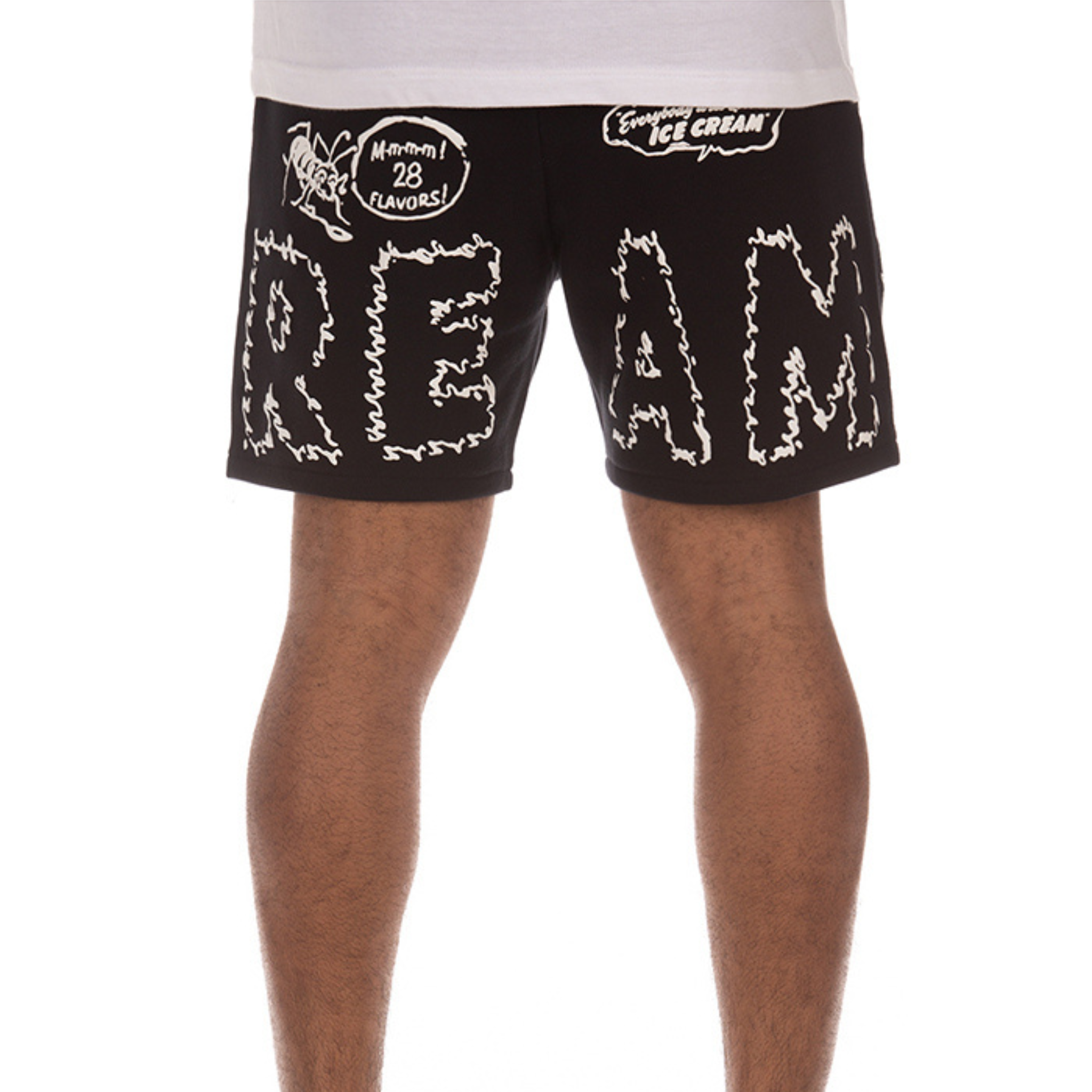 IceCream Flavors Shorts (Black) - Ice Cream