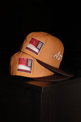 New Era Houston Astros Side Side Patch 59Fifty Fitted (Light Bronze/Burnt Wood)