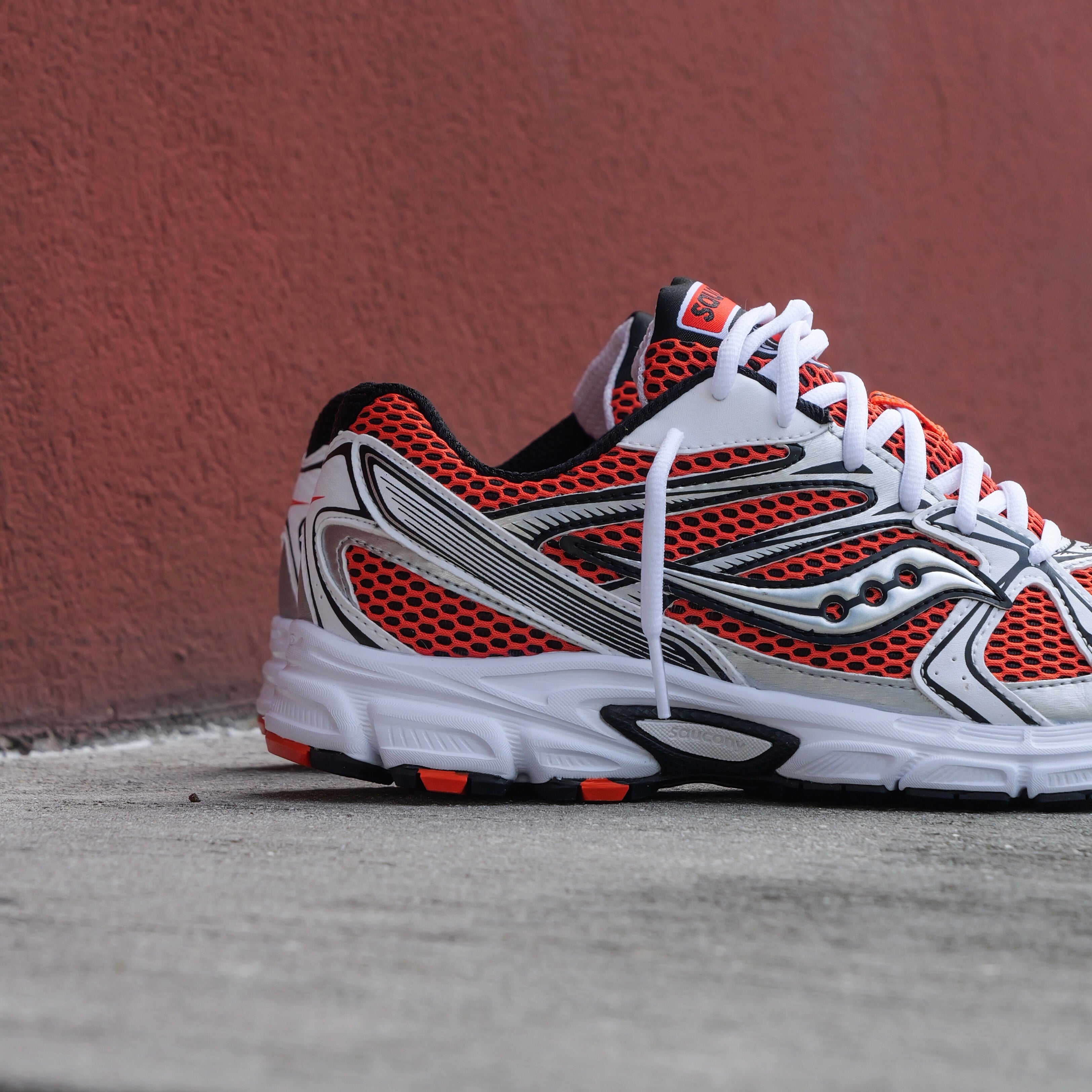 Mens Saucony Ride Millennium (Orange/Silver)