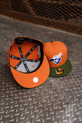 New Era Toronto Blue Jays 1992 World Series Orange UV (Orange/Olive) 59Fifty Fitted