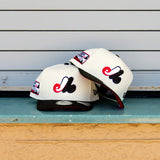 New Era Montreal Expos Stade Olympique 9FIFTY A-Frame Snapback-(Cream/Black) - New Era