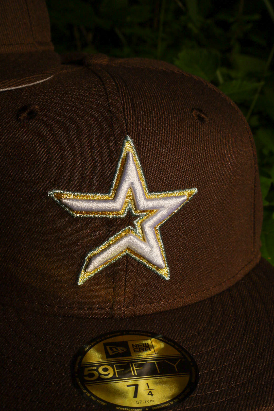 New Era Houston Astros 2004 All-Star Game Side Patch Grey UV 59Fifty Fitted (Walnut)