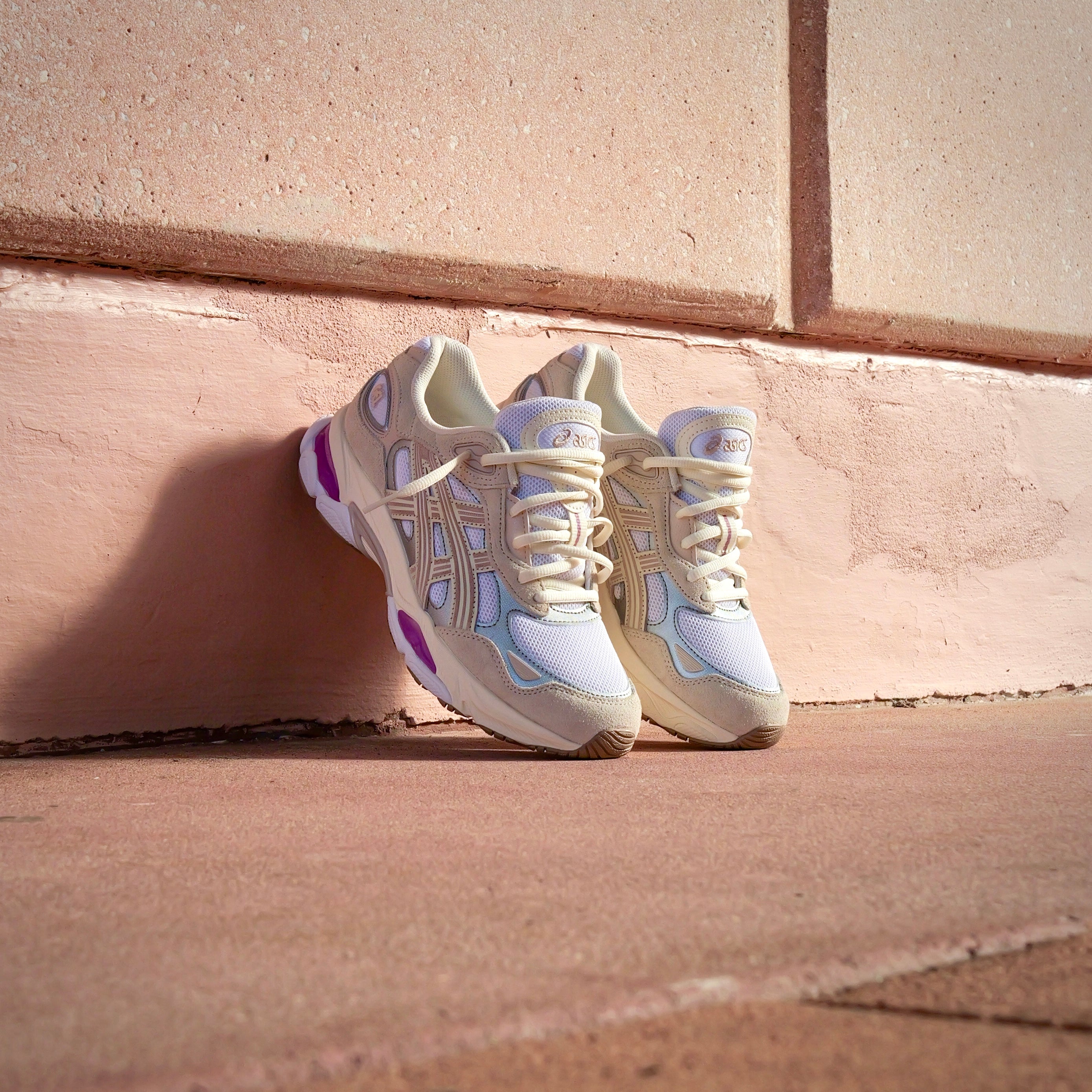 Mens Asics Gel-NYC 2.0 (White/Cream)