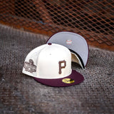 New Era Pittsburgh Pirates 1971 World Series Grey UV (Off White/Maroon) 59Fifty Fitted