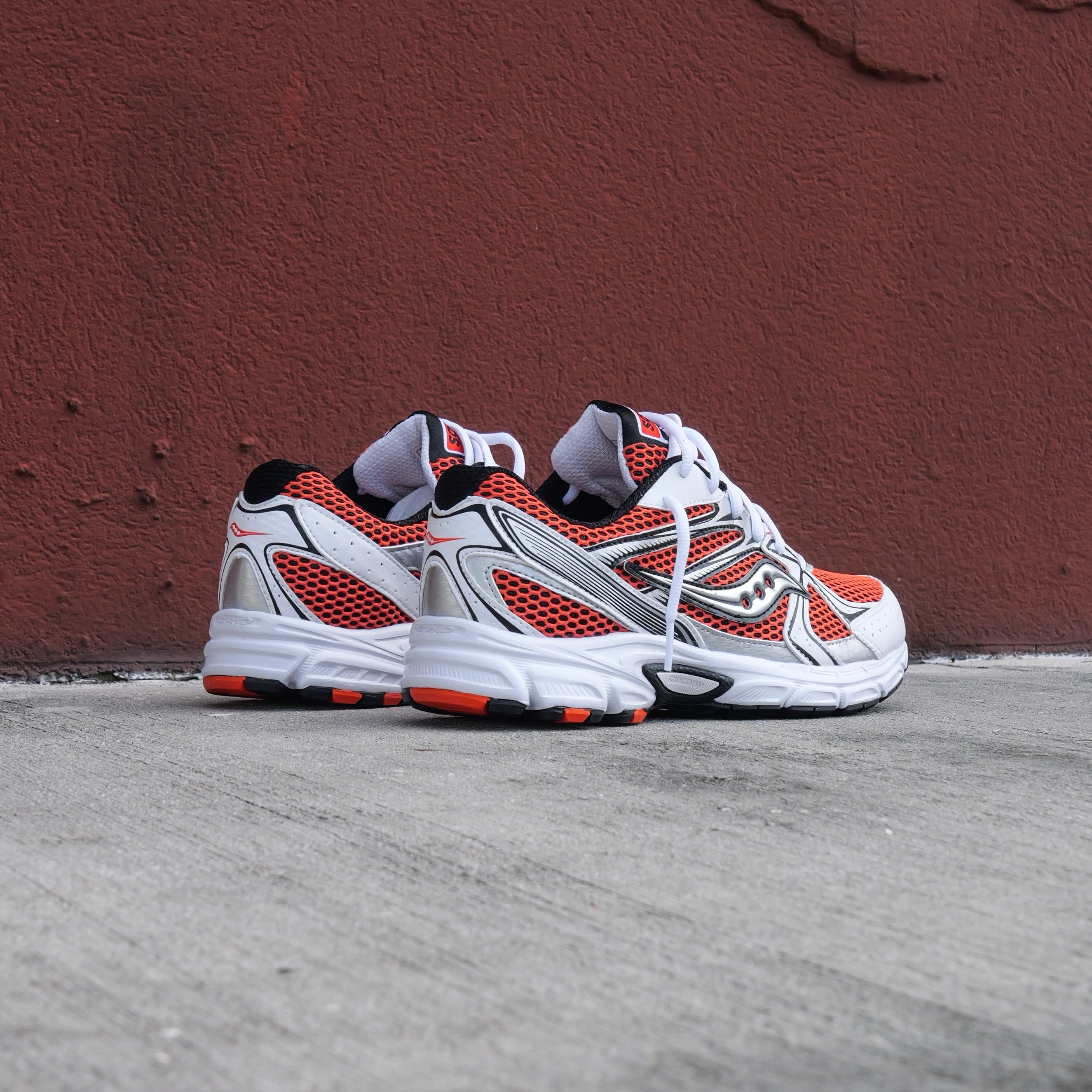 Mens Saucony Ride Millennium (Orange/Silver)