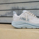 Womens HOKA Clifton 10 (Grout/Mineral Blue) - HOKA