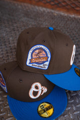 New Era Baltimore Orioles 30th Anniversary Pink UV (Mocha/Seashore Blue) 59Fifty Fitted