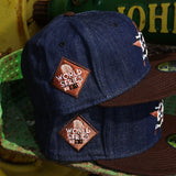 New Era Houston Astros 2017 World Series Side Patch Fitted (Denim)