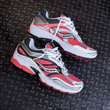 Mens Saucony ProGrid Omni 9 (Silver/Coral)