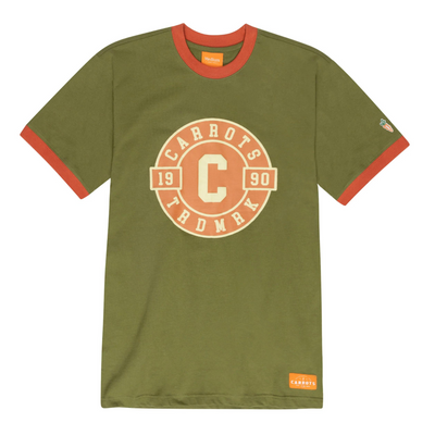 Anwar Carrots Established Ringer T-shirt (Olive) - Anwar Carrots
