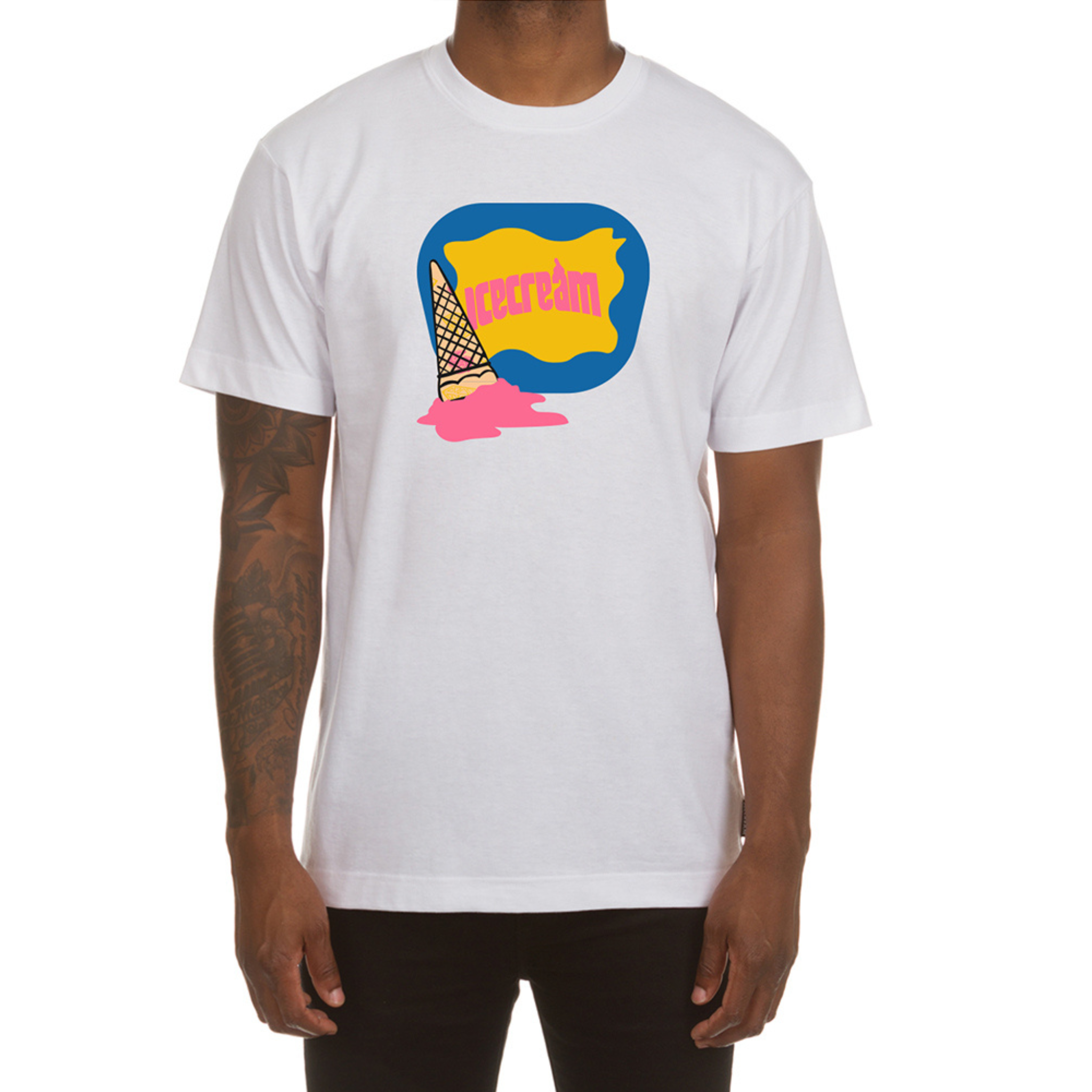 Icecream Cone Classic S/S Tee (White) - Ice Cream