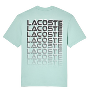 Lacoste Unisex Printed Heavy Cotton Jersey T-Shirt (Mint) - Lacoste