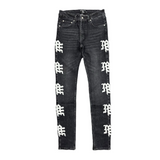Mixed Emotion "Monogram" Denim Black Wash