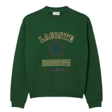 Lacoste Men's Heritage Embroidery Fleece Sweatshirt (Green)
