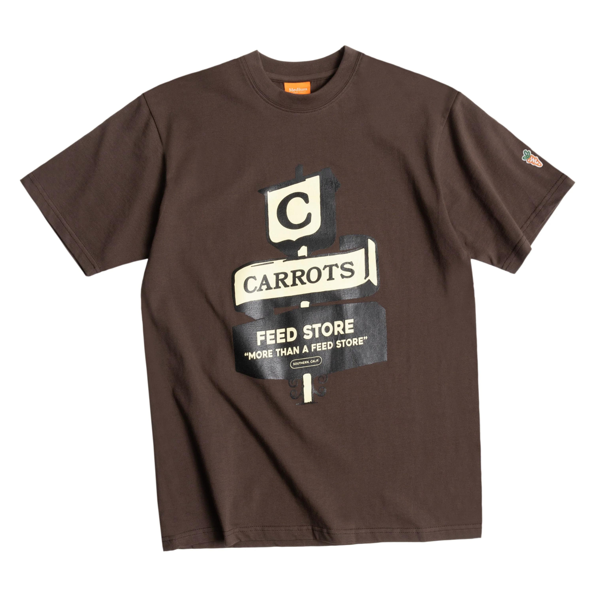 Carrots Feed Store Tee (Brown) - Anwar Carrots