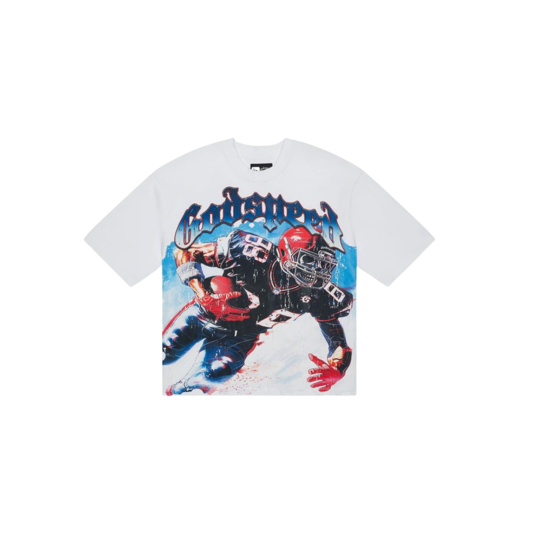 Godspeed Endzone Tee (White) - Godspeed