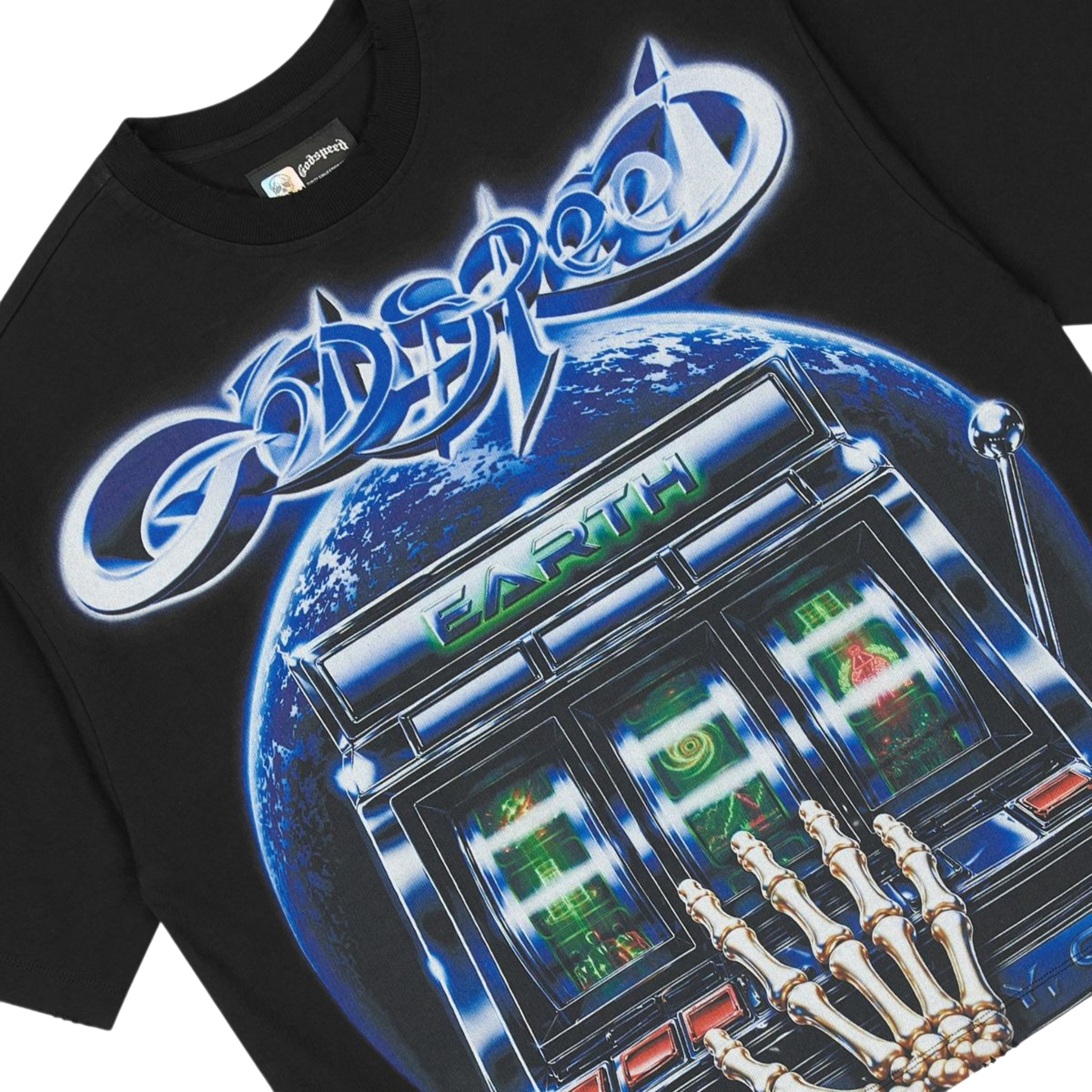 Godspeed "POLYMRKT" T-shirt (Black)