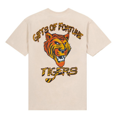 Gifts of Fortune Fight Tiger T-shirt (Tan) - Gifts of Fortune