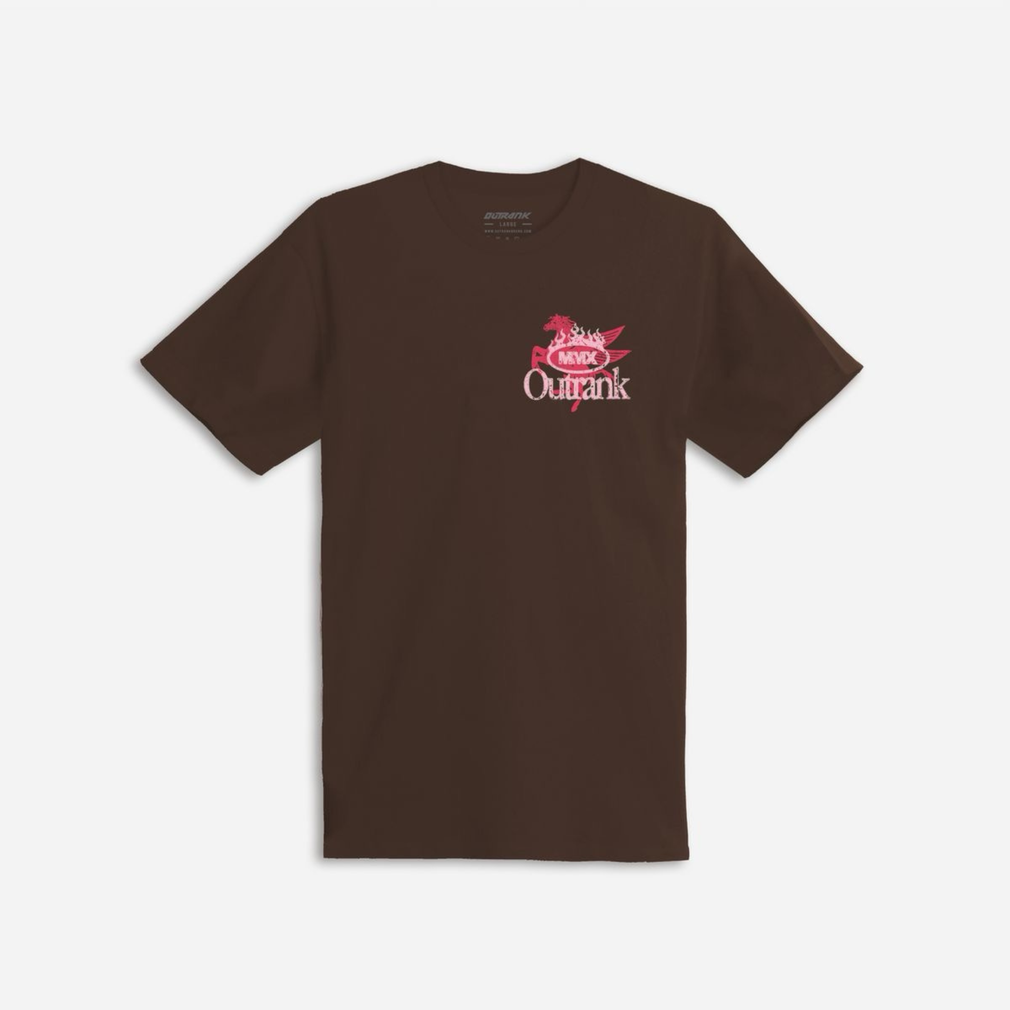 Outrank "Never Not On" T-shirt (Cacao) - Outrank