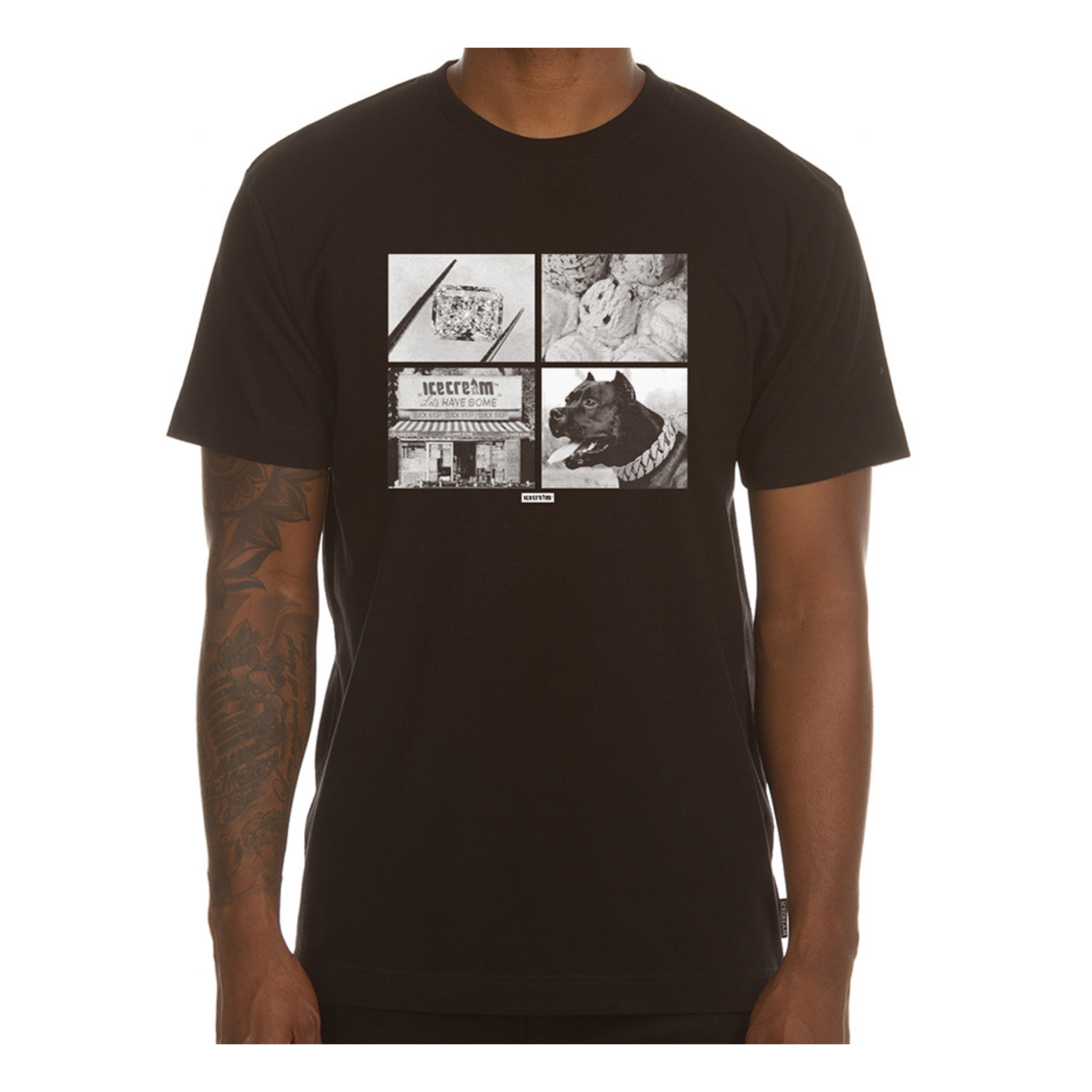 Icecream "Good For Health" ss tee (Black)