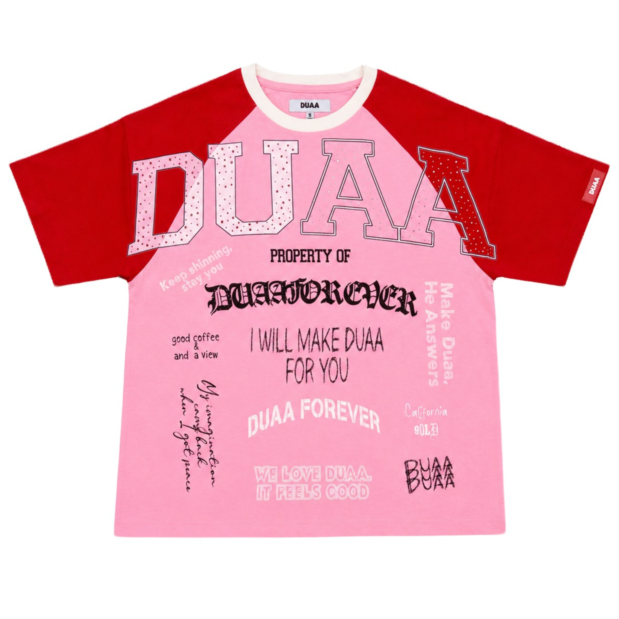 DUAA "LASTING" SS Tee (Pink)