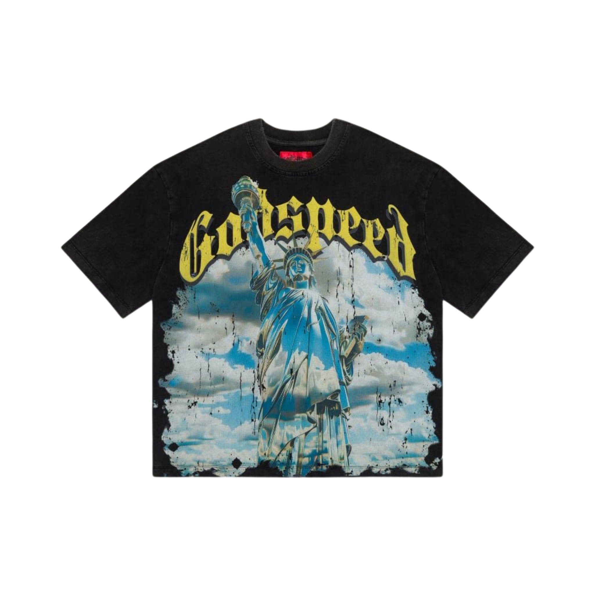 Godspeed 'Chrome Liberty' Tee (Black Wash)