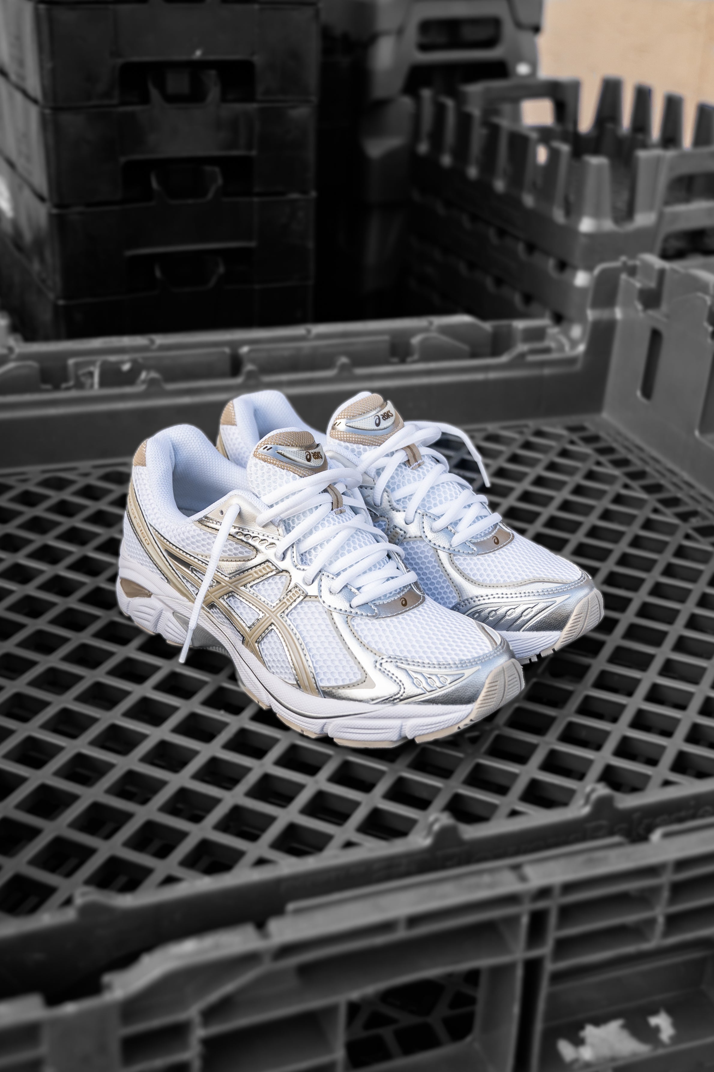 Mens Asics GT-2160 (White/Putty)