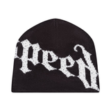 Godspeed OG Logo Studded Beanie (BOOM) (Black/White)