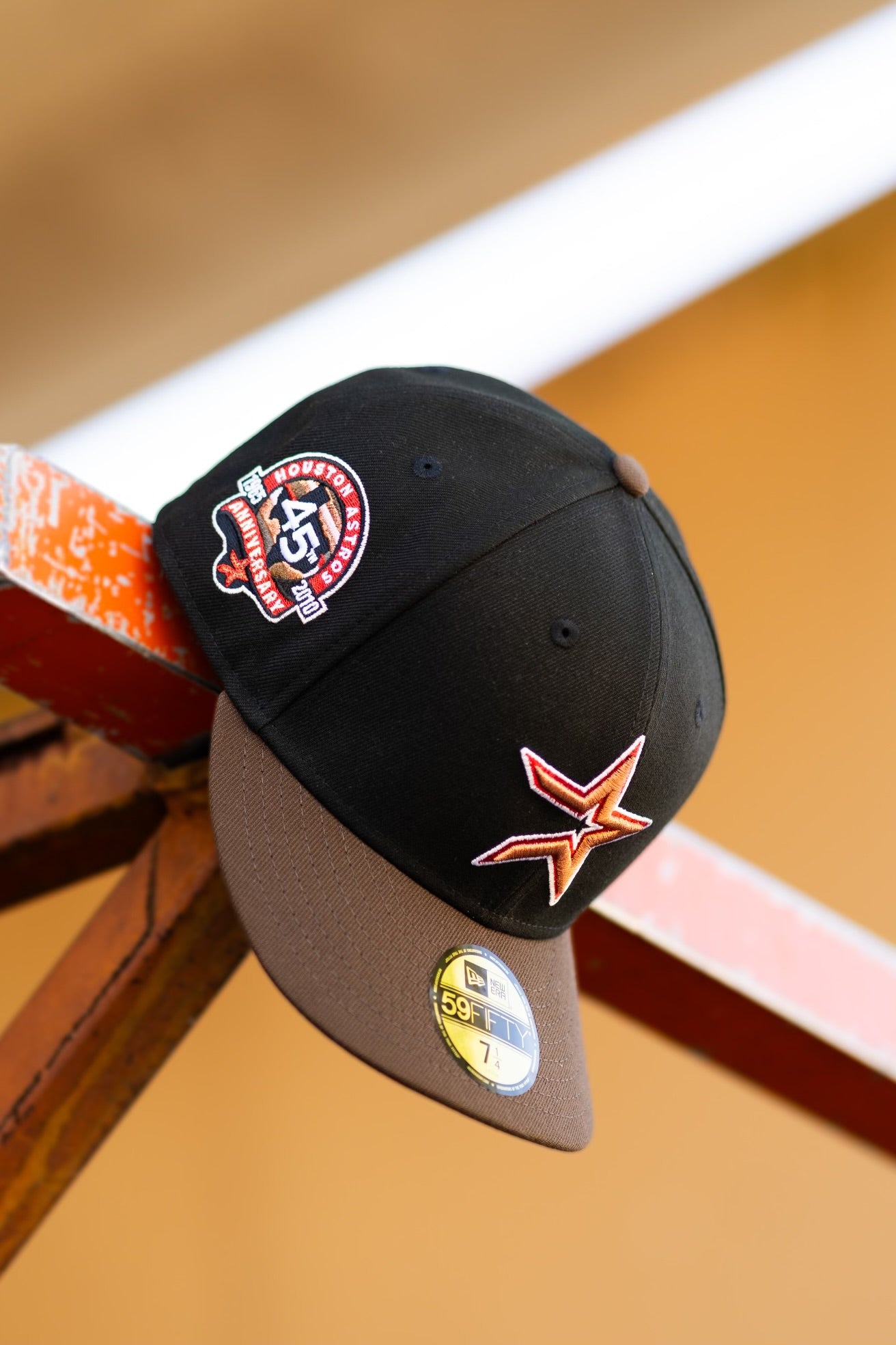 New Era Houston Astros 45th Anniversary Pink UV (Black/Walnut) 59Fifty Fitted