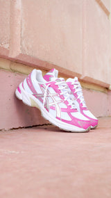 Mens Asics Gel-1130 (White/Old Rose)