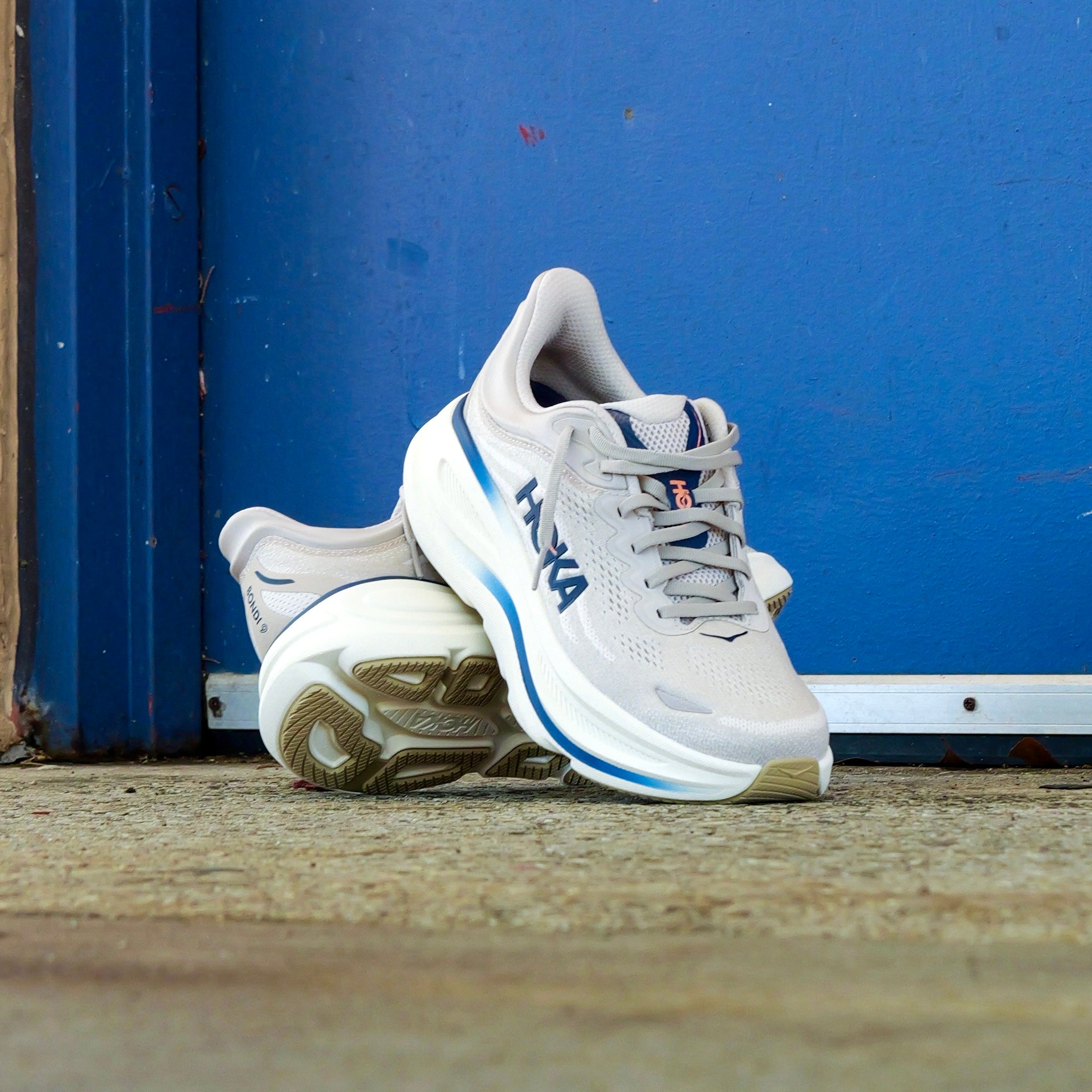 Mens HOKA Bondi 9 (Stardust/Cosmic grey) - HOKA