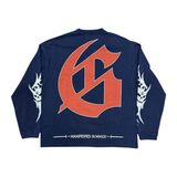 Godspeed "Sea Sick" LS T-Shirt (Navy)
