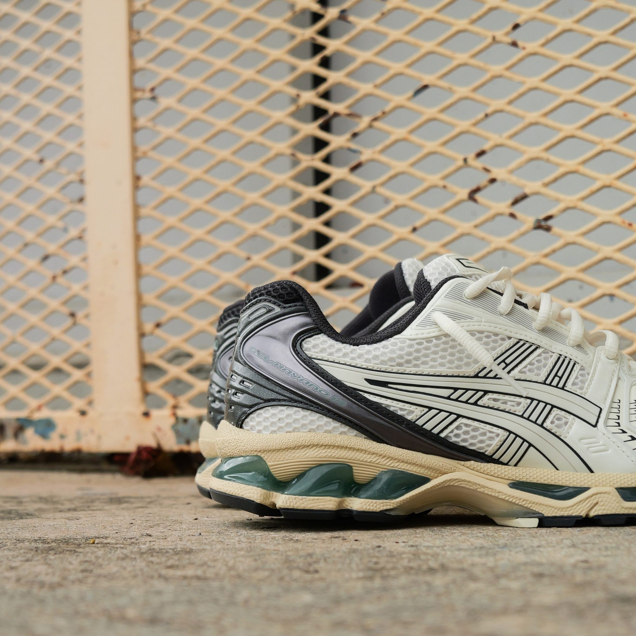 Mens Asics Gel-Kayano 14 (Cream/Obsidian Grey) - VIP Asics