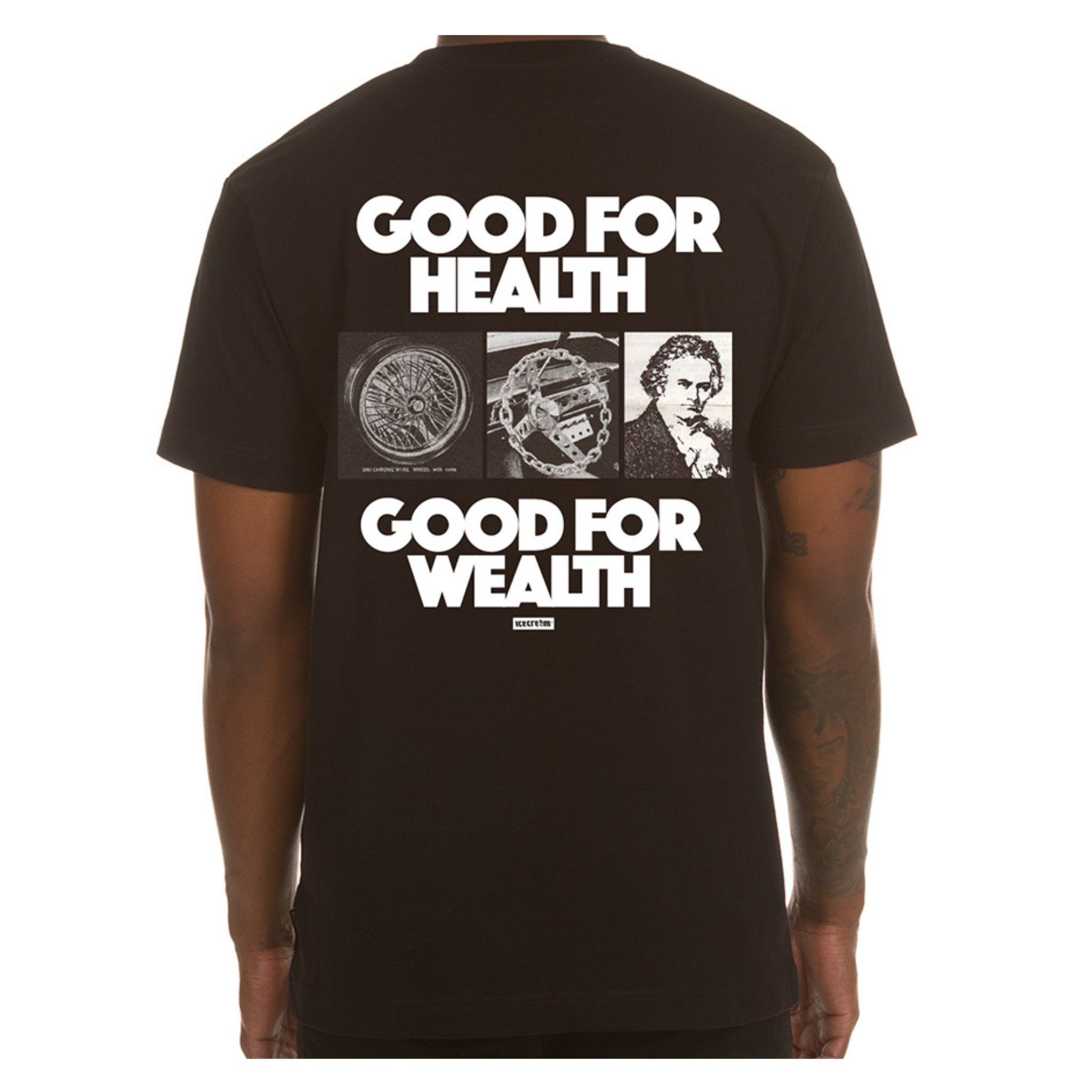 Icecream "Good For Health" ss tee (Black)